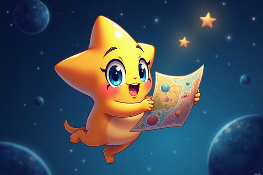 Giggles' New Space Map: An Out-of-This-World Adventure for All My Earth Friends!