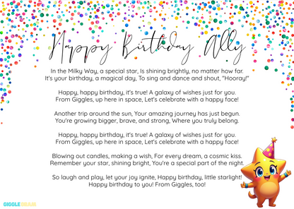 Birthday Letter